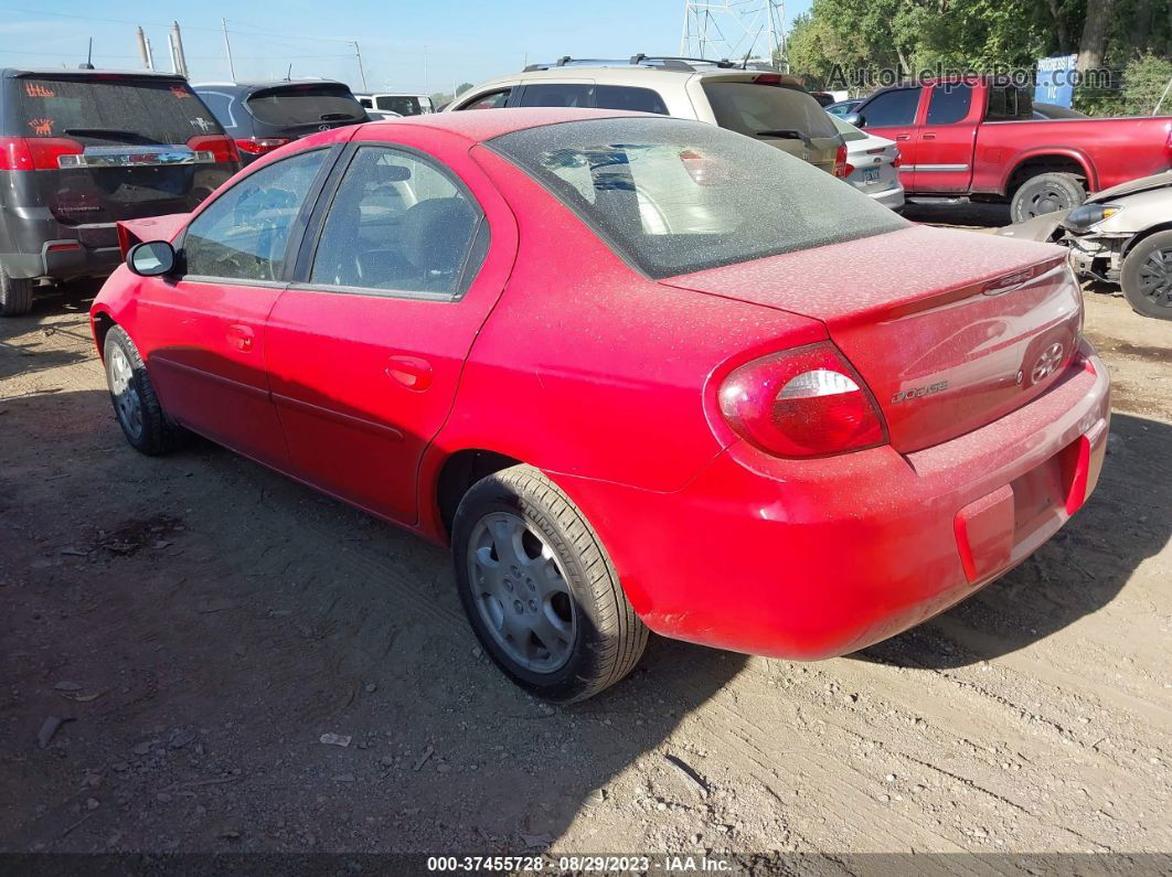 2004 Dodge Neon Sxt Красный vin: 1B3ES56C34D610568