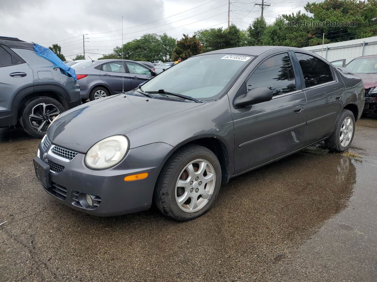 2004 Dodge Neon Sxt Серый vin: 1B3ES56C34D640945