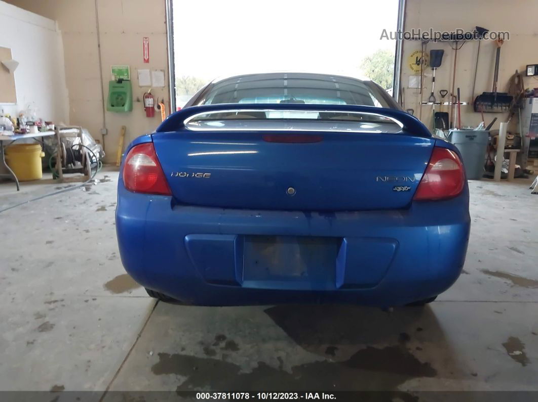 2004 Dodge Neon Sxt Blue vin: 1B3ES56C44D546556