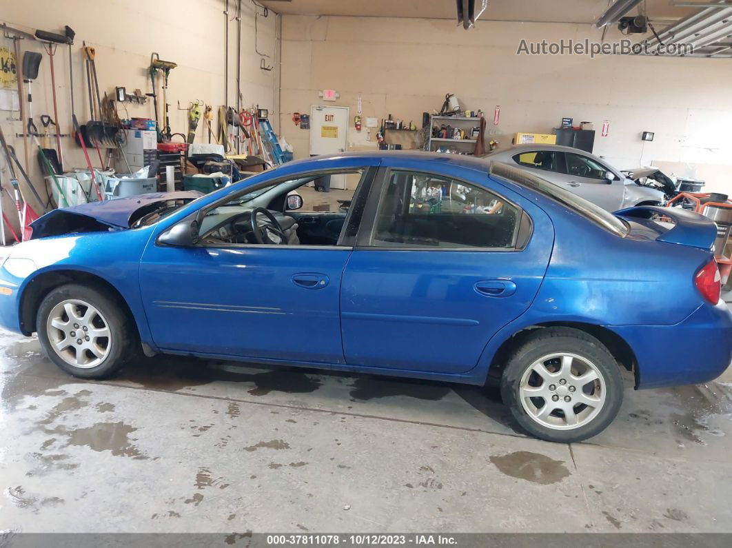 2004 Dodge Neon Sxt Blue vin: 1B3ES56C44D546556