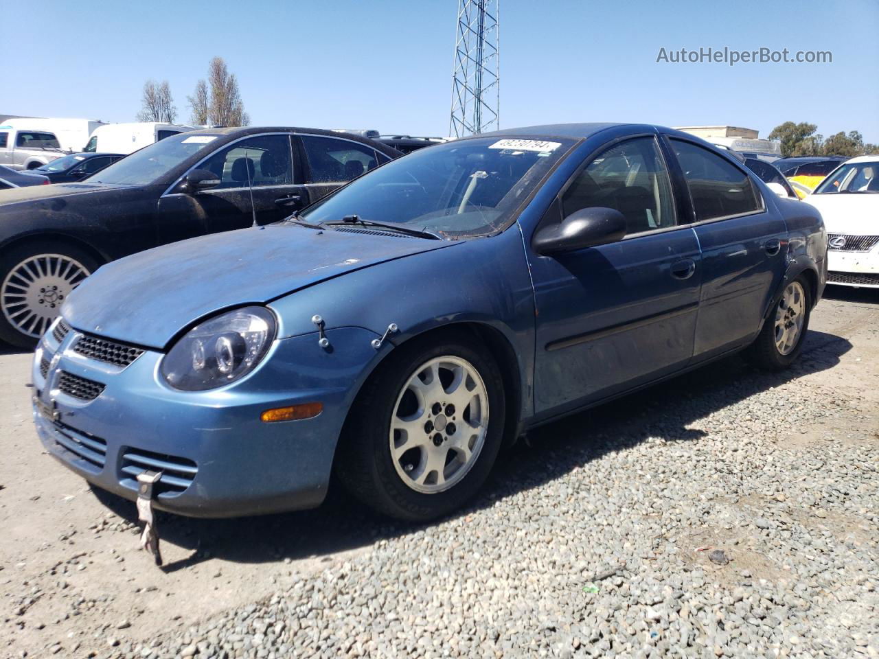 2004 Dodge Neon Sxt Синий vin: 1B3ES56C44D549344