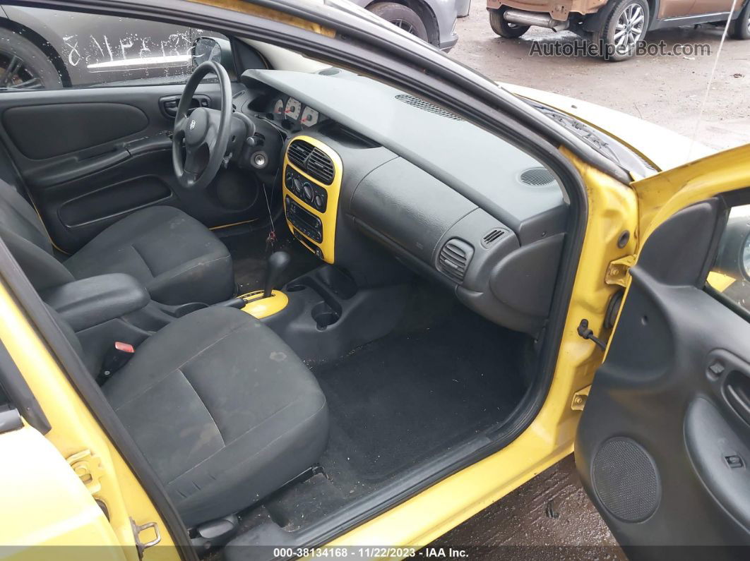 2004 Dodge Neon Sxt Yellow vin: 1B3ES56C44D570520