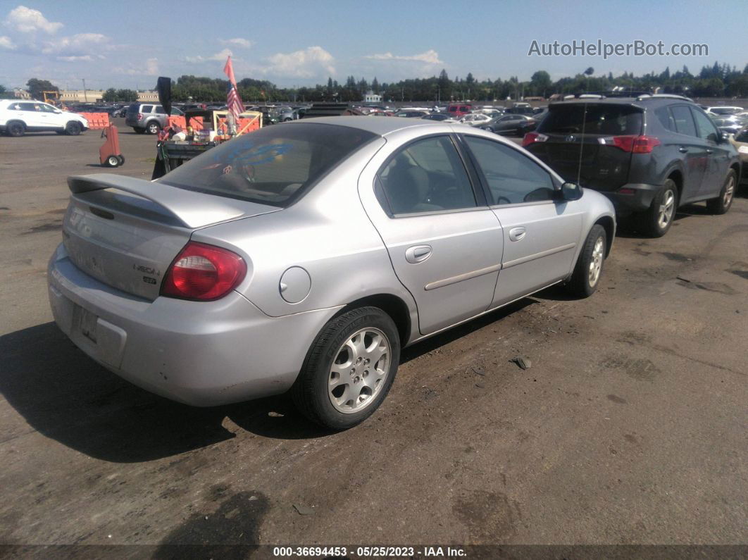 2004 Dodge Neon Sxt Silver vin: 1B3ES56C44D604780