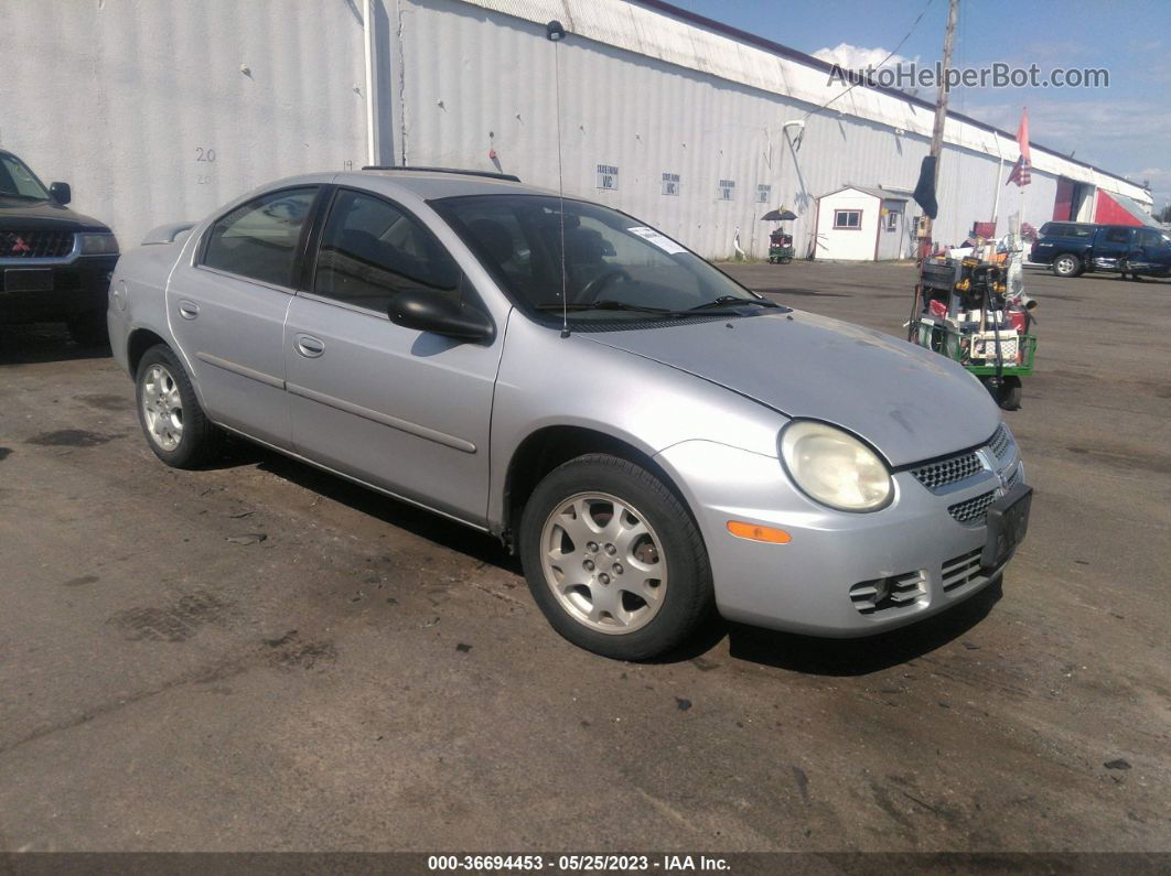 2004 Dodge Neon Sxt Silver vin: 1B3ES56C44D604780