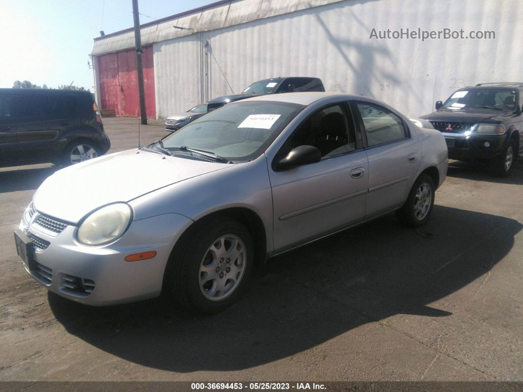 2004 Dodge Neon Sxt Silver vin: 1B3ES56C44D604780