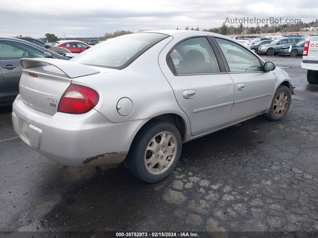 2004 Dodge Neon Sxt Silver vin: 1B3ES56C44D641005