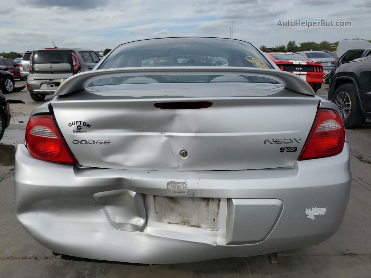 2004 Dodge Neon Sxt Silver vin: 1B3ES56C54D563530