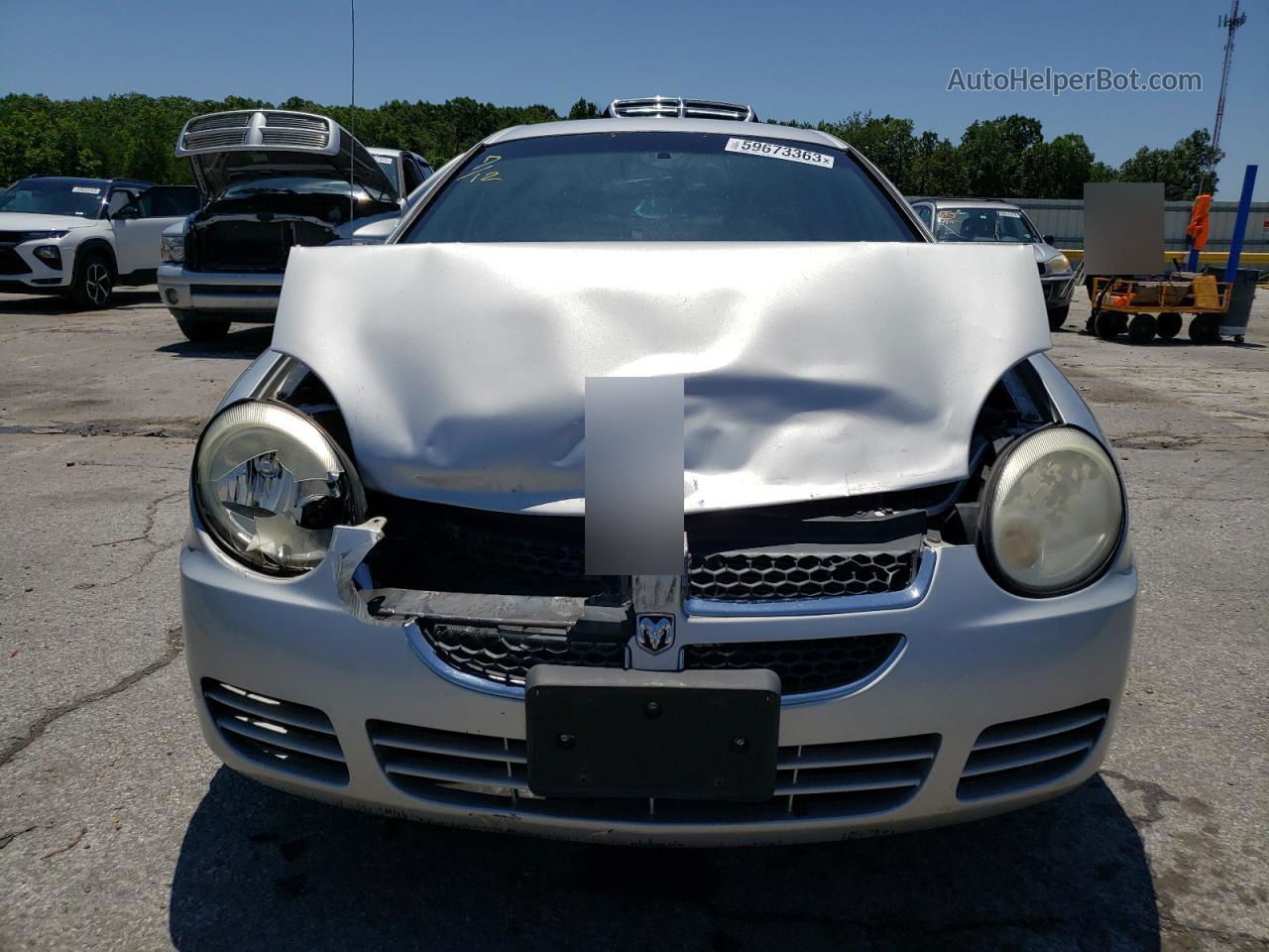 2004 Dodge Neon Sxt Silver vin: 1B3ES56C54D573703