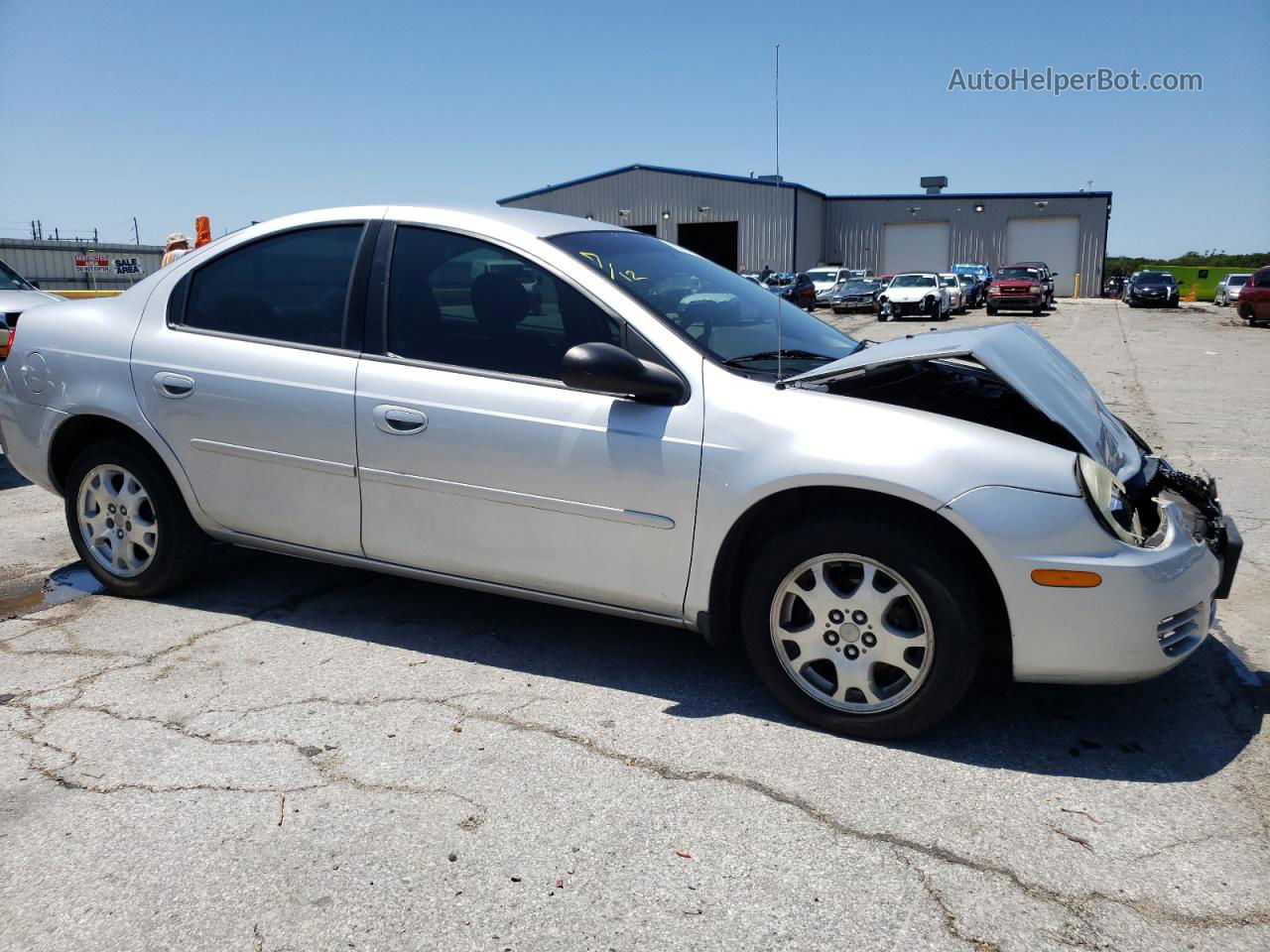 2004 Dodge Neon Sxt Silver vin: 1B3ES56C54D573703