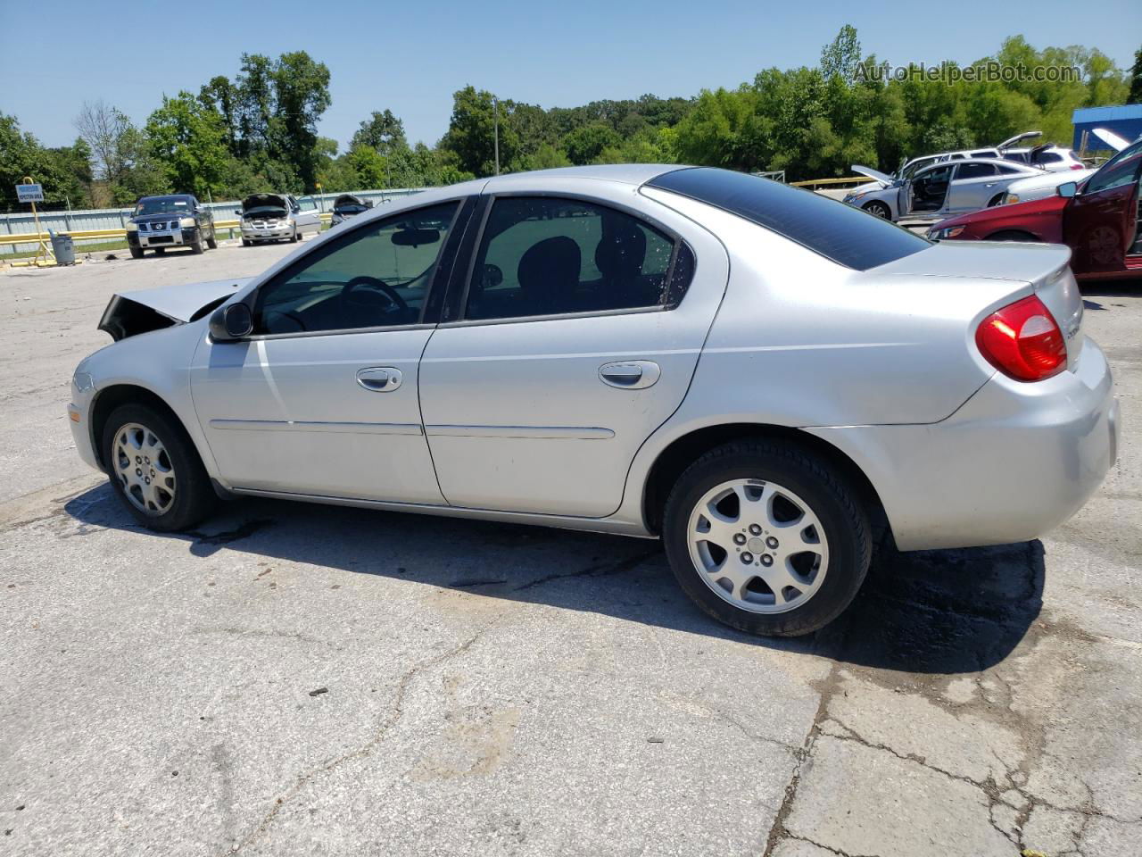 2004 Dodge Neon Sxt Silver vin: 1B3ES56C54D573703