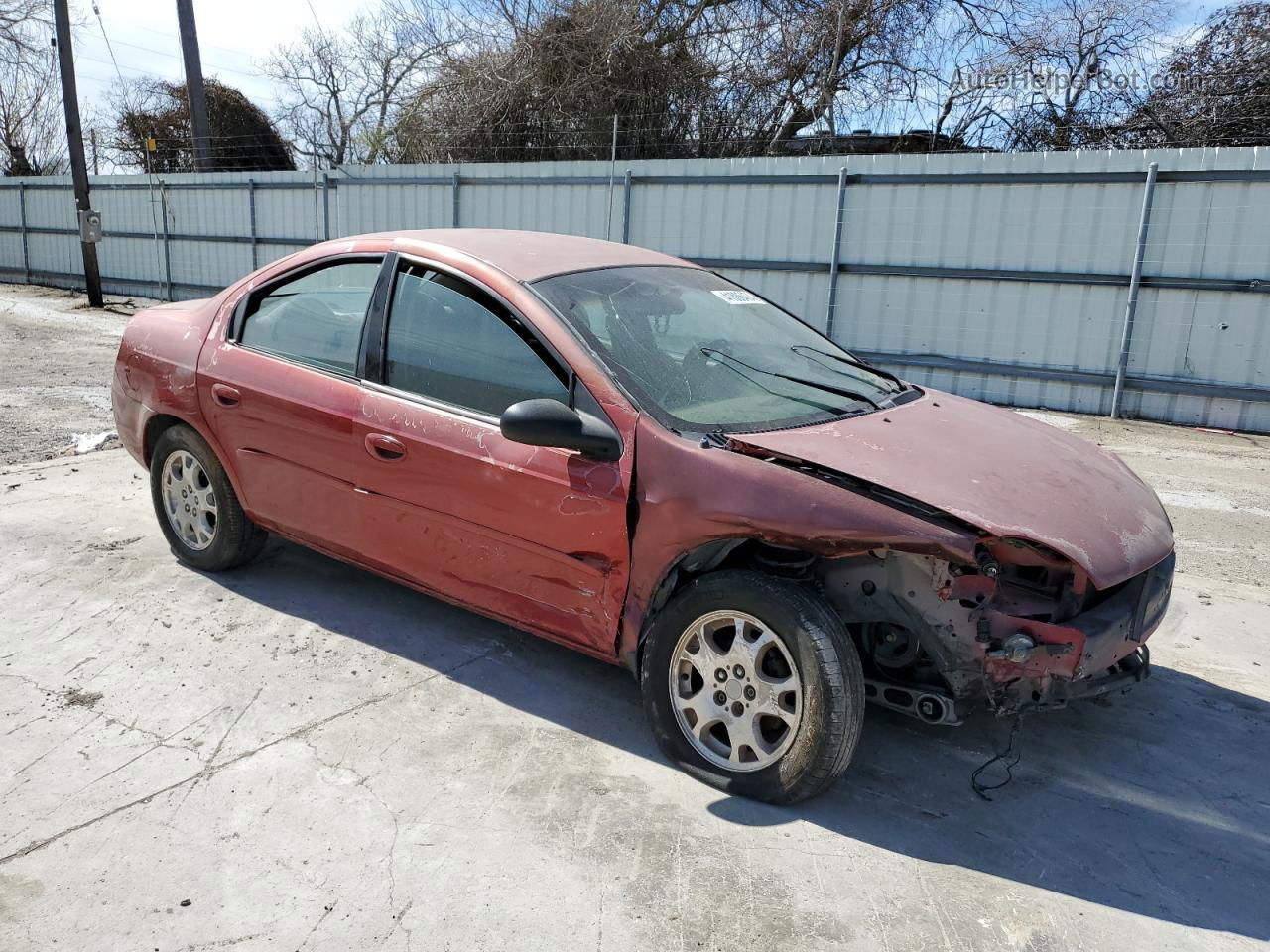 2004 Dodge Neon Sxt Red vin: 1B3ES56C54D586791