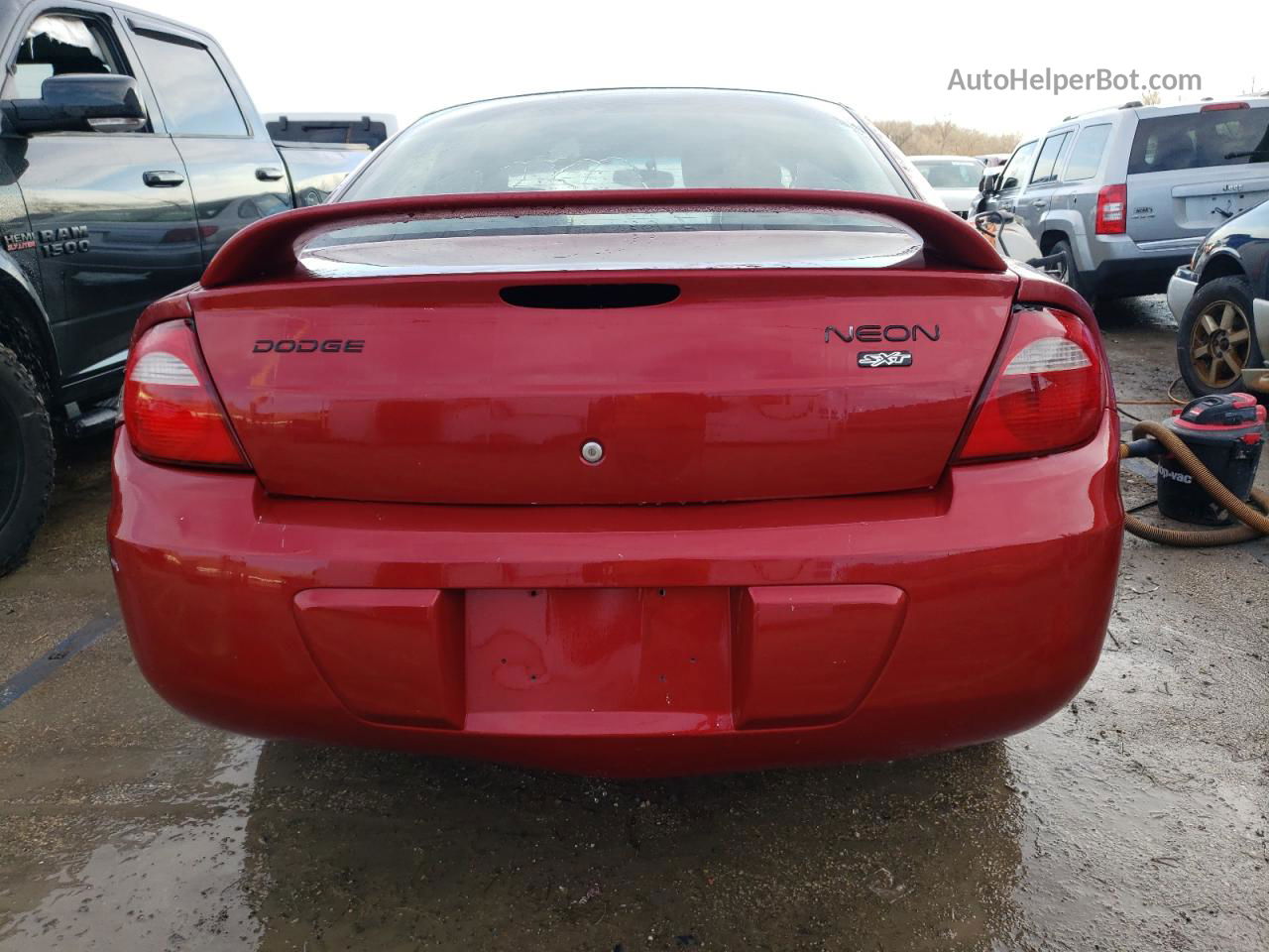 2004 Dodge Neon Sxt Burgundy vin: 1B3ES56C64D561639