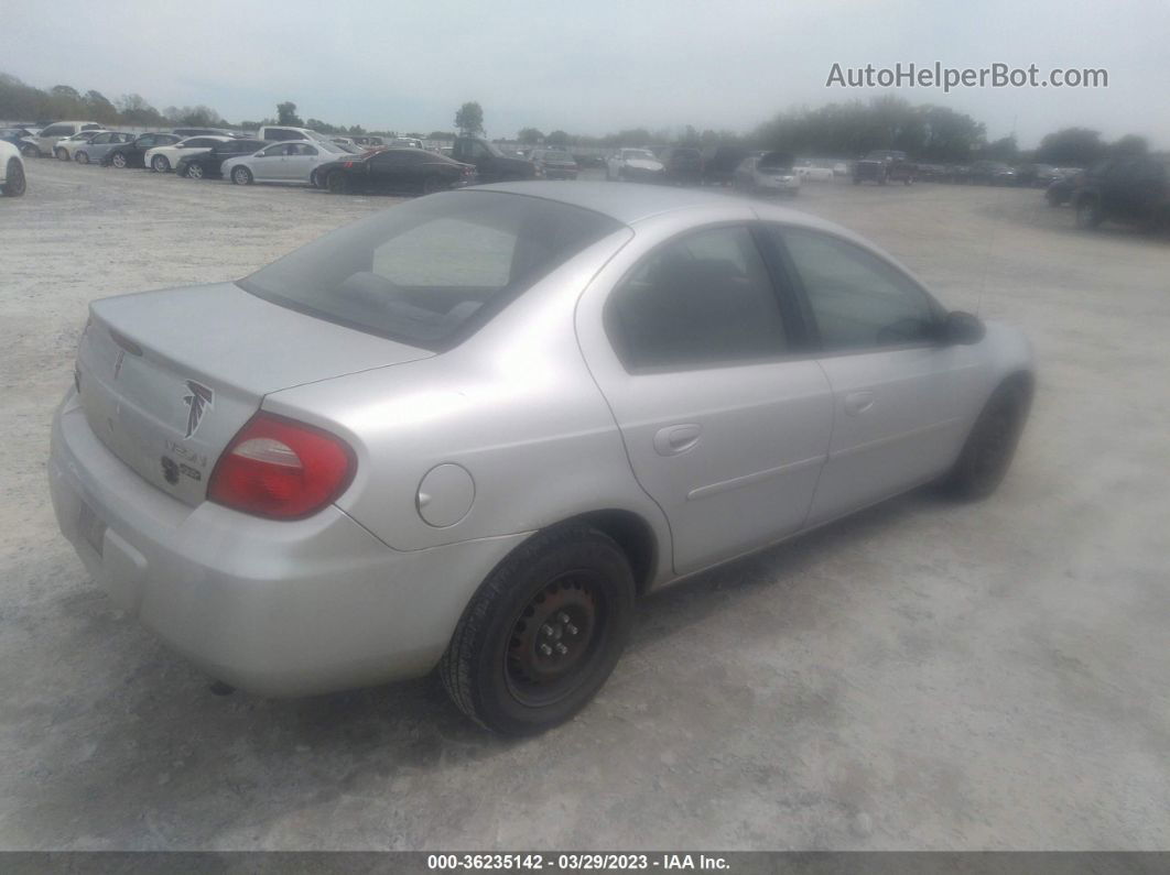 2004 Dodge Neon Sxt Серебряный vin: 1B3ES56C64D568719