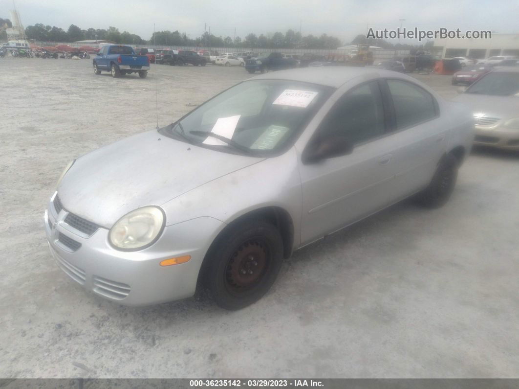 2004 Dodge Neon Sxt Серебряный vin: 1B3ES56C64D568719