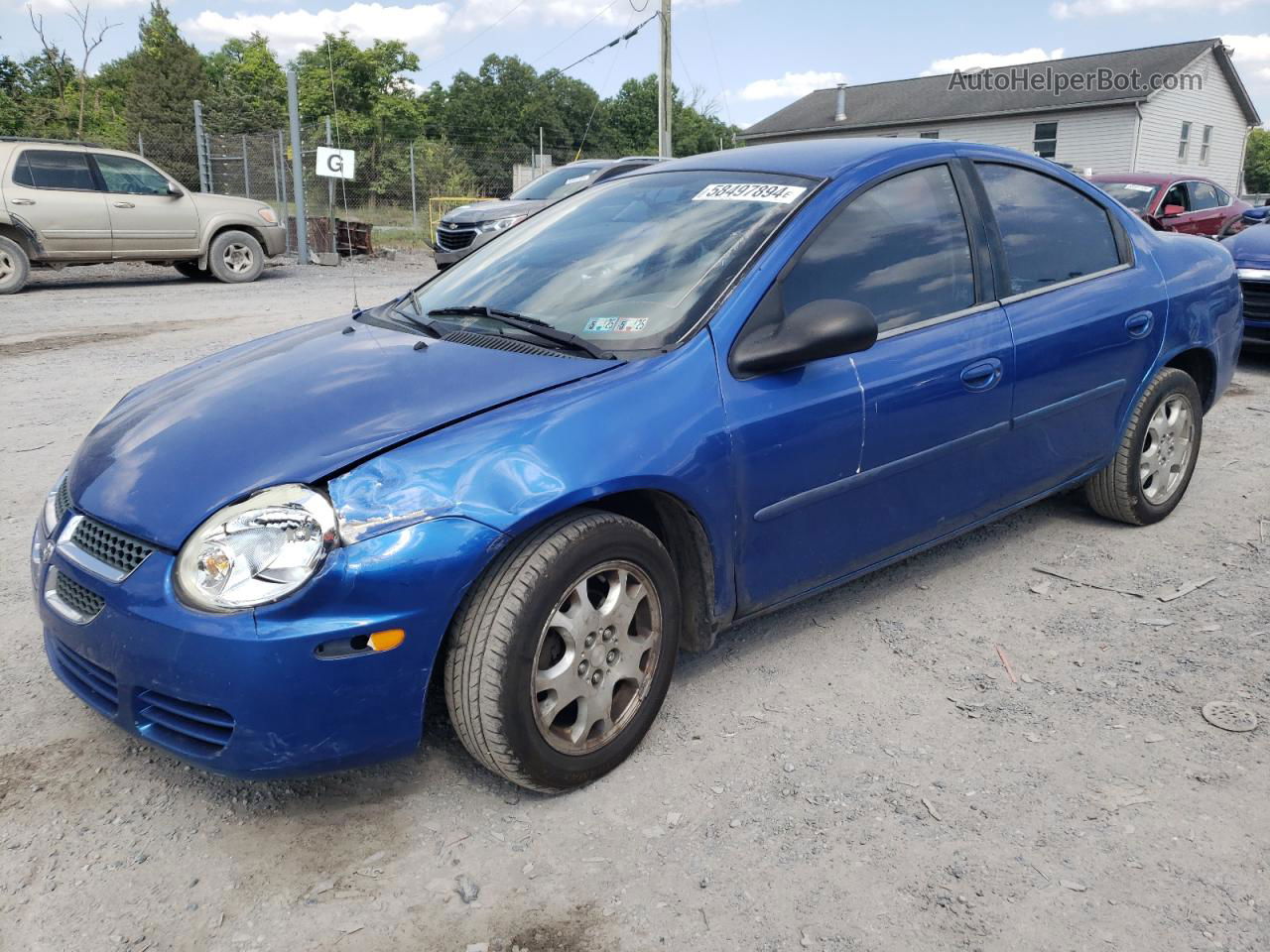 2004 Dodge Neon Sxt Blue vin: 1B3ES56C64D607339