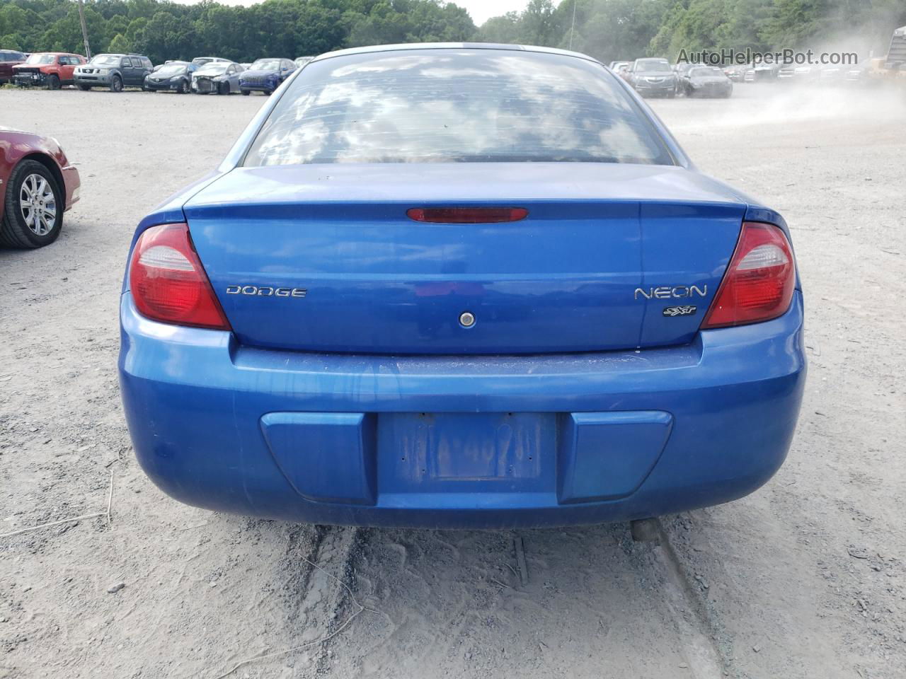 2004 Dodge Neon Sxt Blue vin: 1B3ES56C64D607339