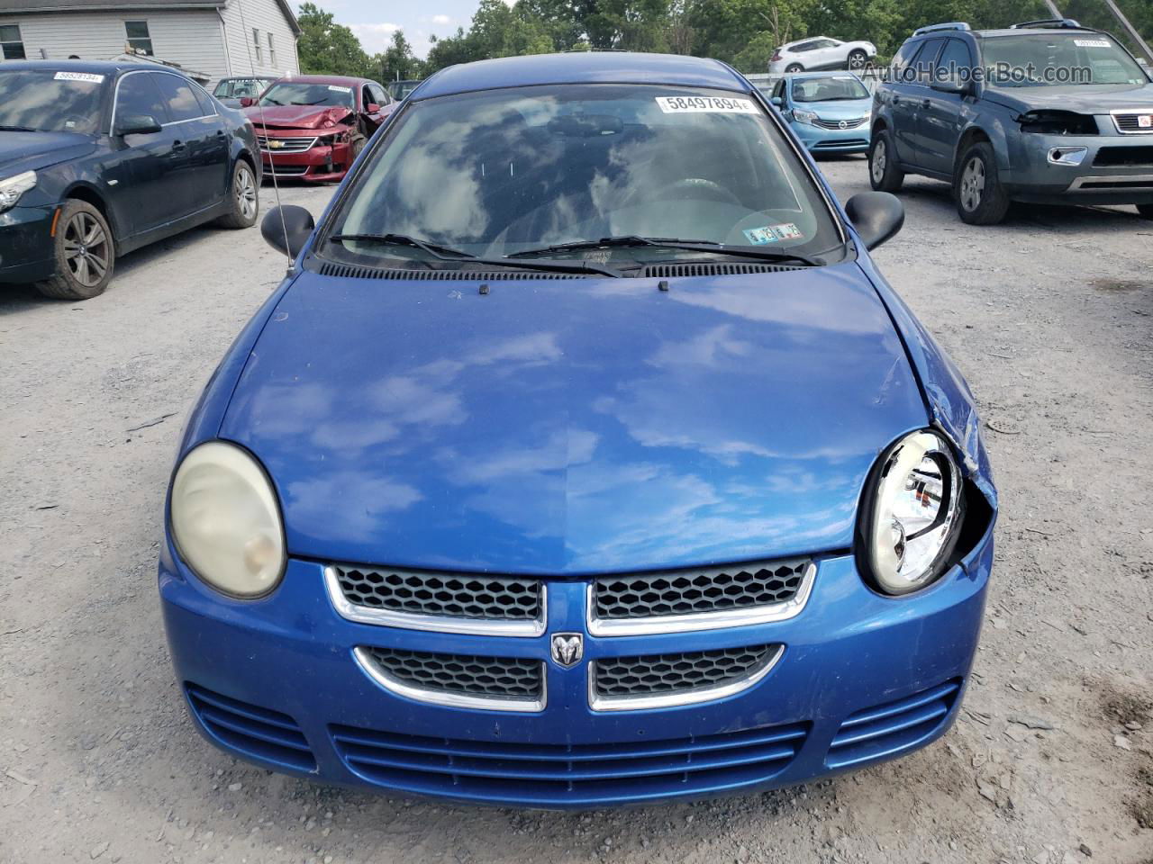 2004 Dodge Neon Sxt Blue vin: 1B3ES56C64D607339