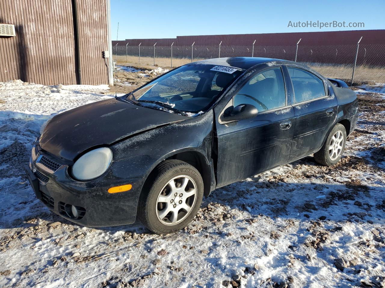 2004 Dodge Neon Sxt Black vin: 1B3ES56C64D614050