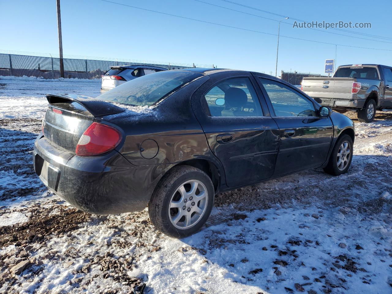 2004 Dodge Neon Sxt Черный vin: 1B3ES56C64D614050