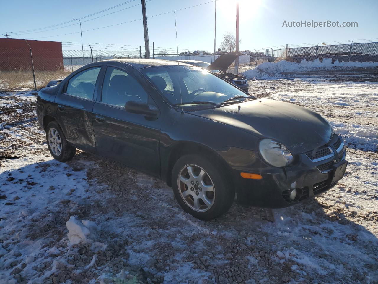 2004 Dodge Neon Sxt Black vin: 1B3ES56C64D614050