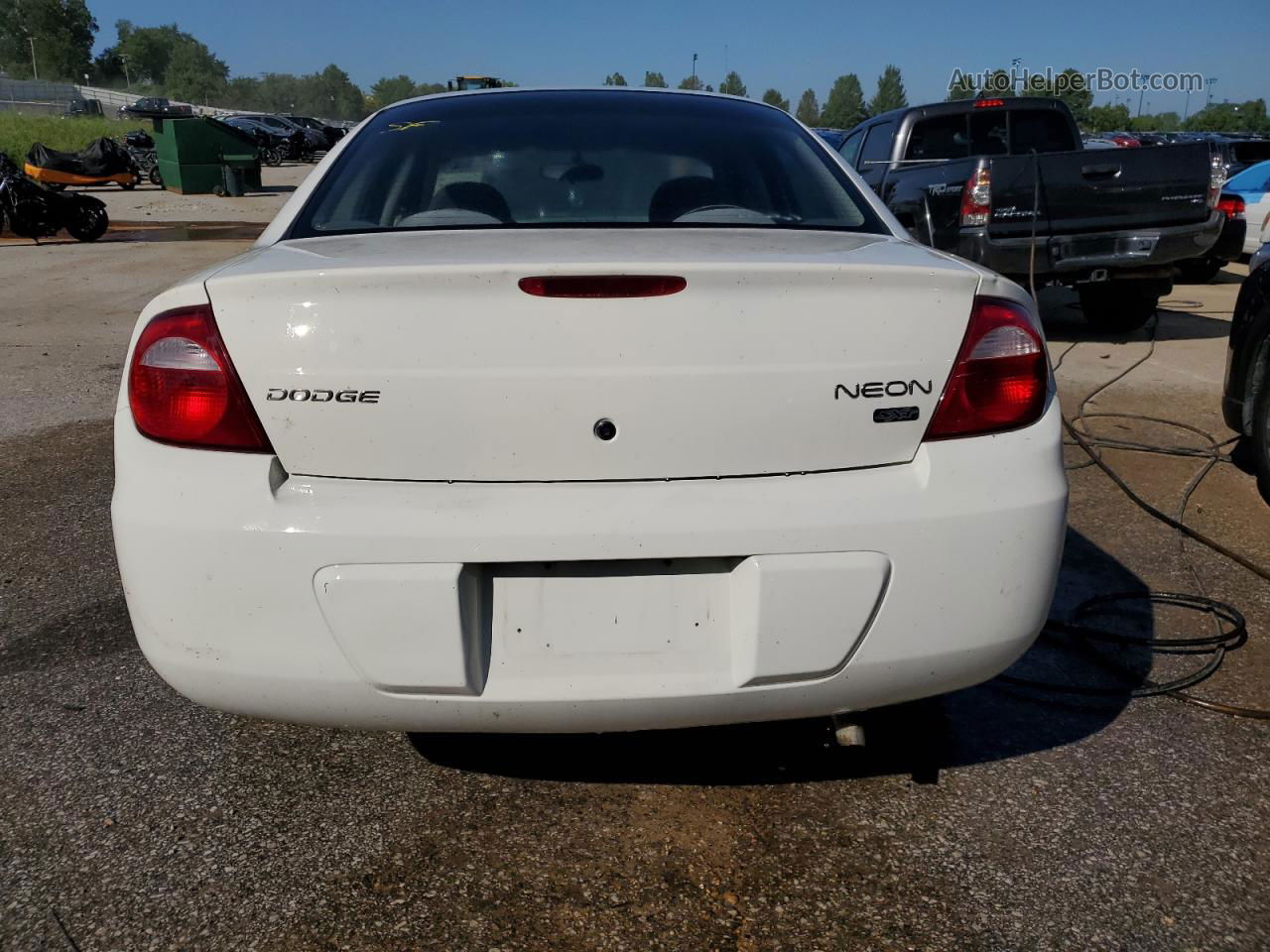 2004 Dodge Neon Sxt White vin: 1B3ES56C64D636341