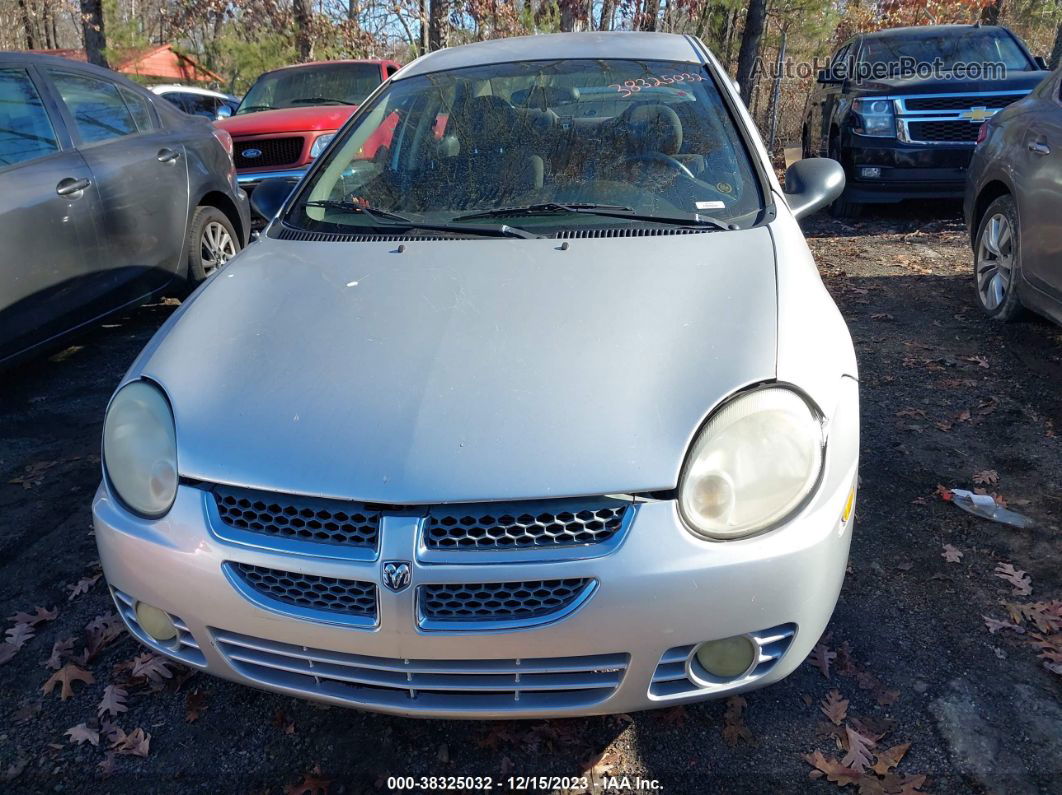 2004 Dodge Neon Sxt Silver vin: 1B3ES56C64D640700