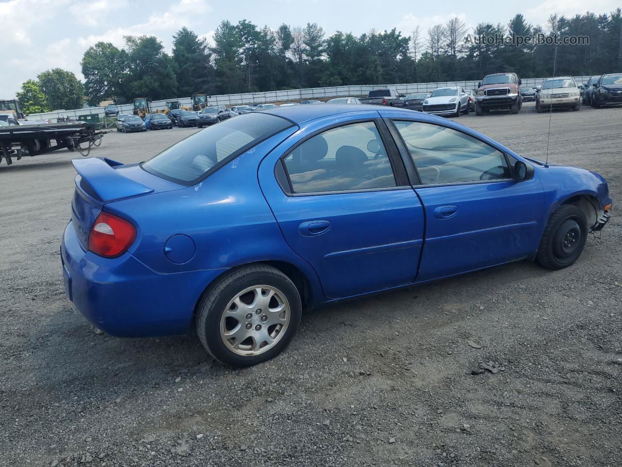 2004 Dodge Neon Sxt Blue vin: 1B3ES56C74D502633