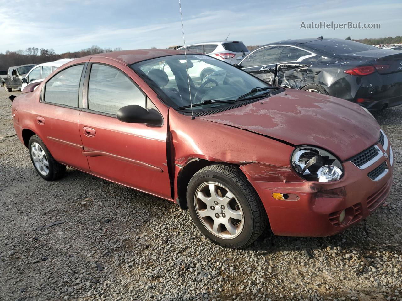 2004 Dodge Neon Sxt Red vin: 1B3ES56C74D509159