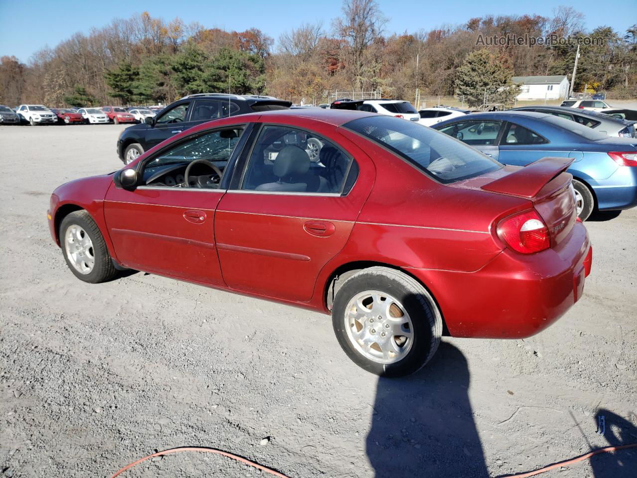 2004 Dodge Neon Sxt Red vin: 1B3ES56C74D513597