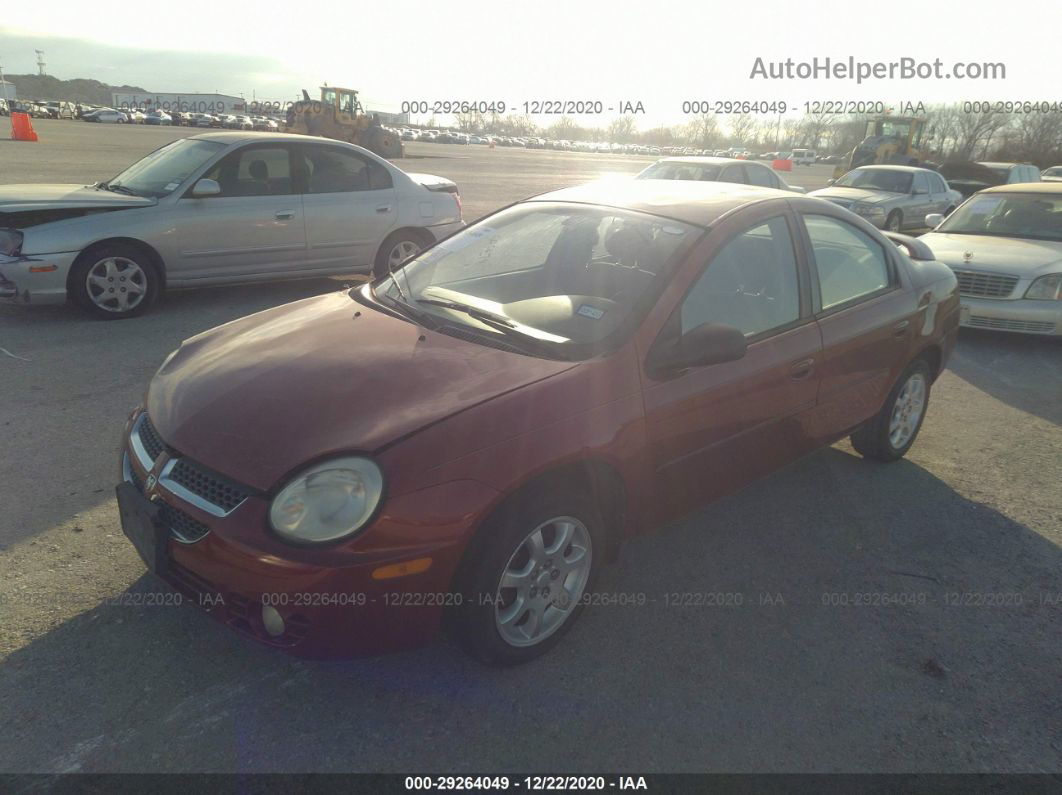 2004 Dodge Neon Sxt Красный vin: 1B3ES56C74D535776