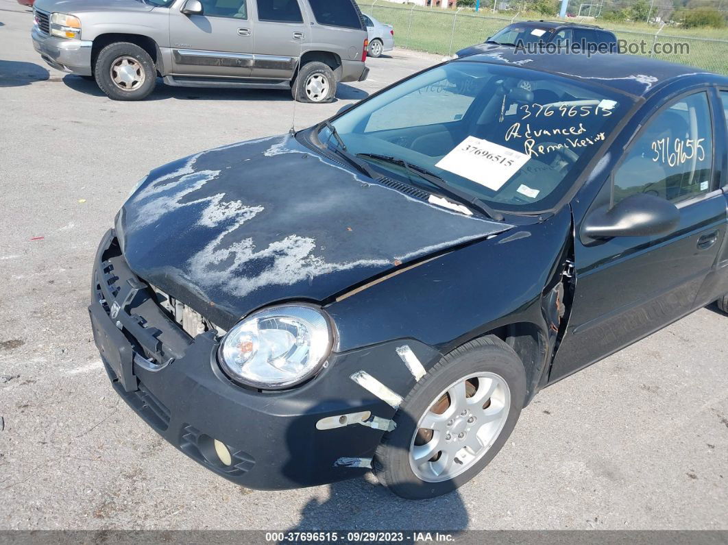 2004 Dodge Neon Sxt Black vin: 1B3ES56C74D543716