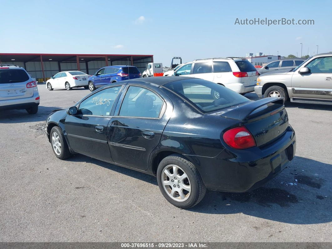 2004 Dodge Neon Sxt Black vin: 1B3ES56C74D543716