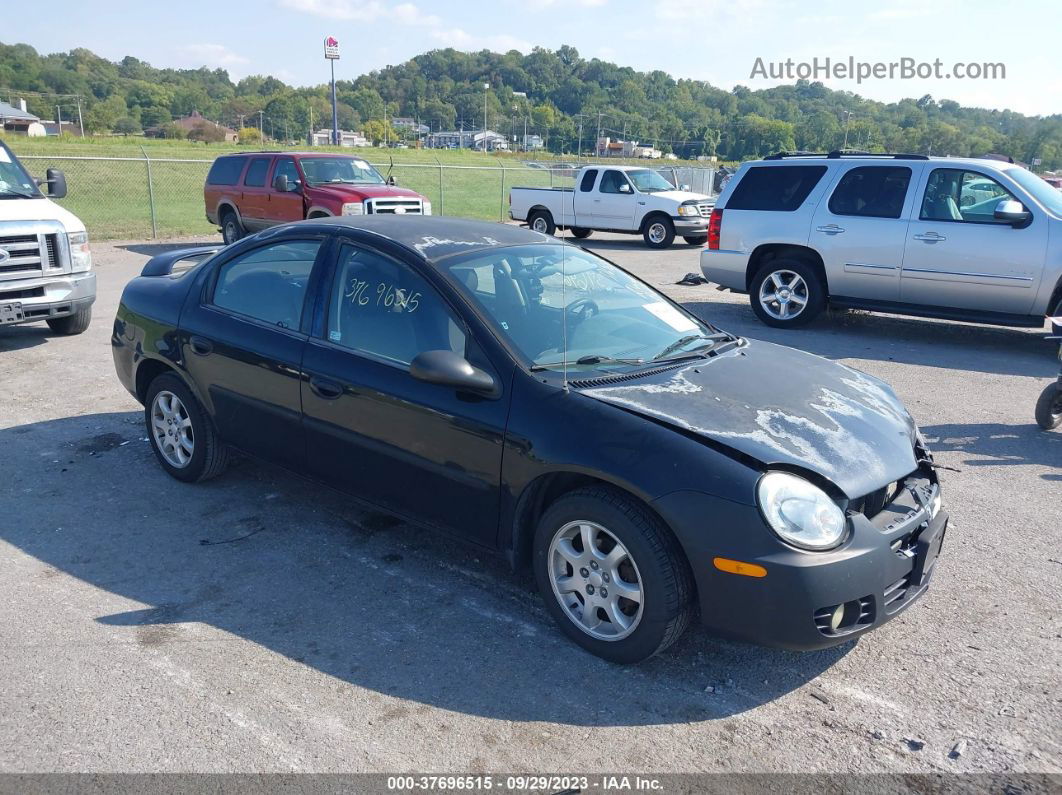 2004 Dodge Neon Sxt Black vin: 1B3ES56C74D543716