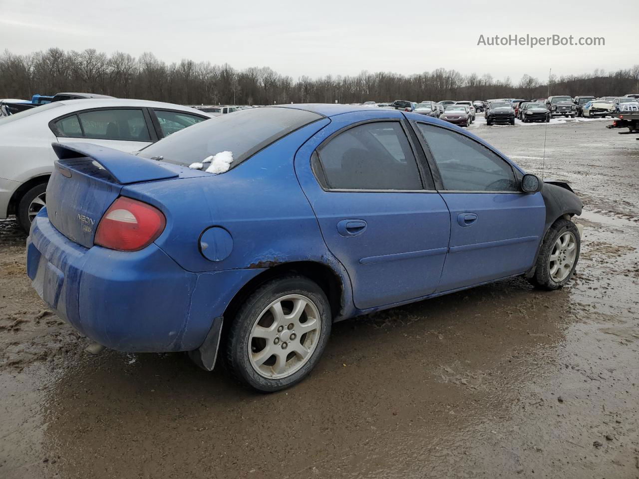 2004 Dodge Neon Sxt Синий vin: 1B3ES56C74D577347