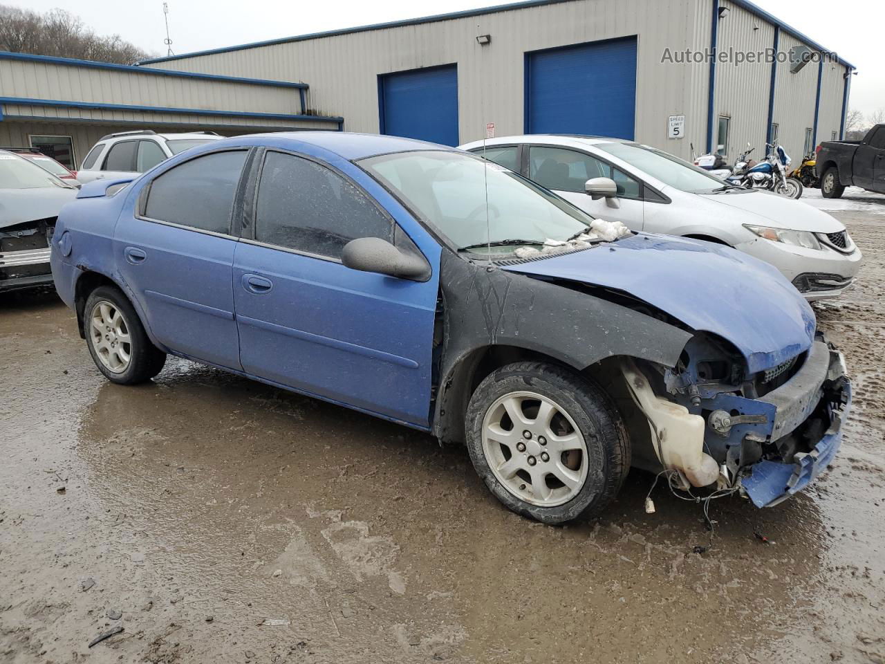 2004 Dodge Neon Sxt Синий vin: 1B3ES56C74D577347