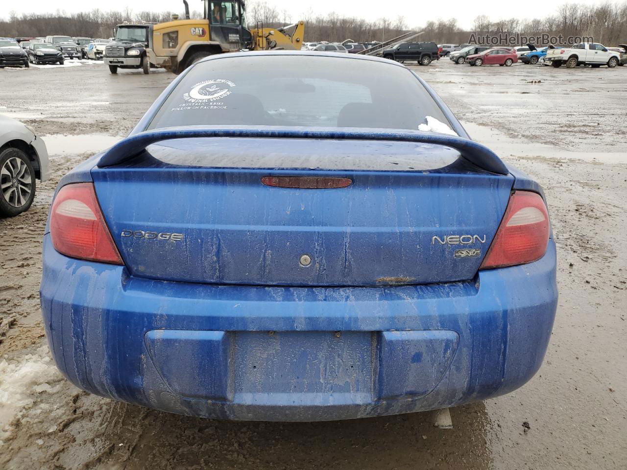 2004 Dodge Neon Sxt Blue vin: 1B3ES56C74D577347