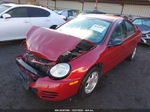 2004 Dodge Neon Sxt Red vin: 1B3ES56C74D622223