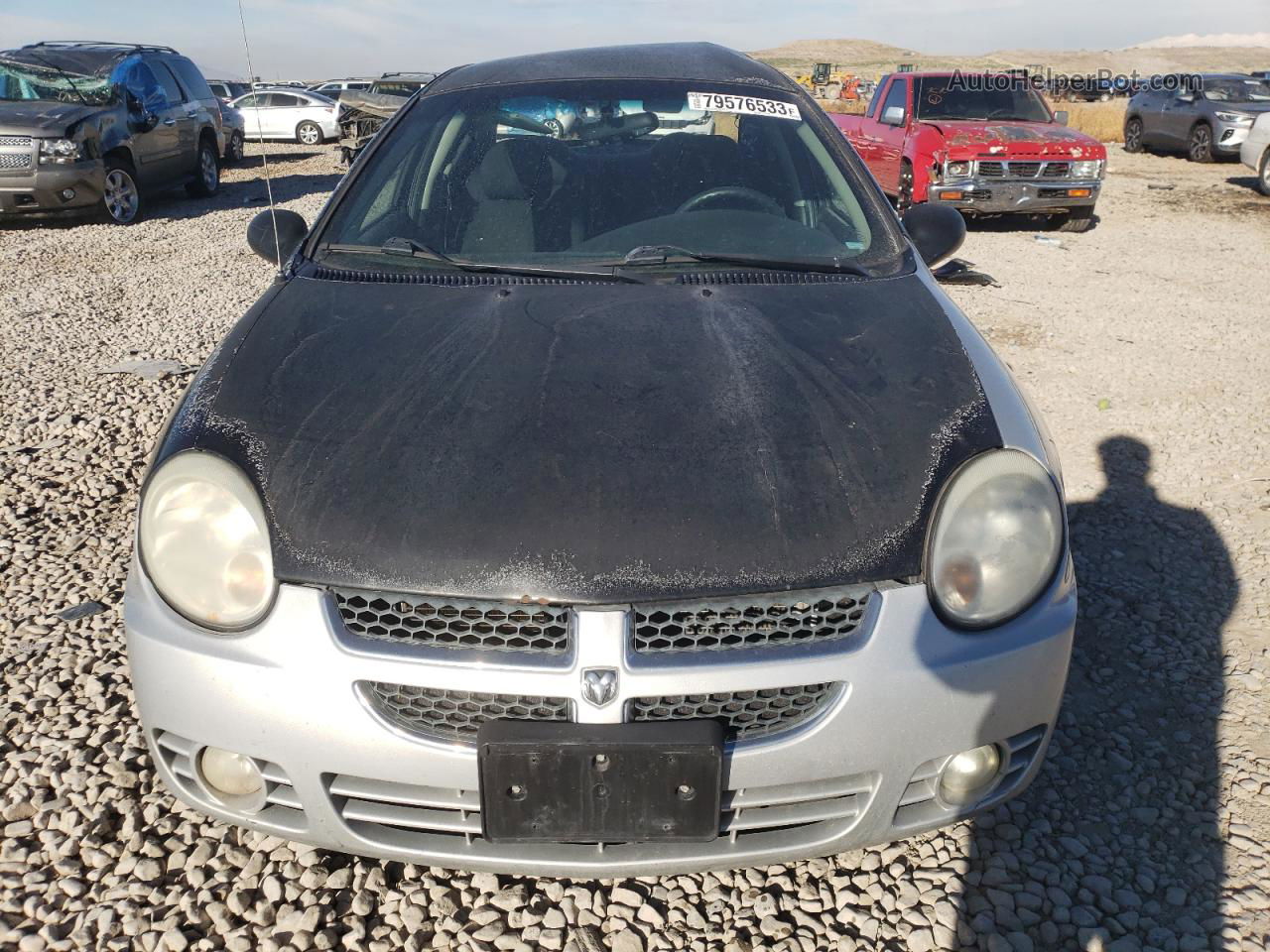 2004 Dodge Neon Sxt Black vin: 1B3ES56C74D638213