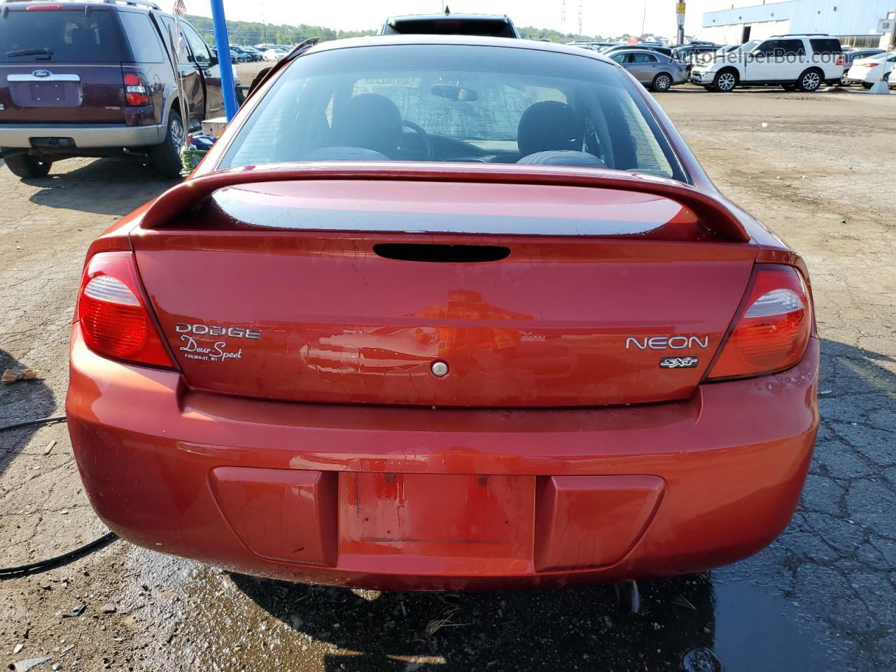 2004 Dodge Neon Sxt Red vin: 1B3ES56C84D538279