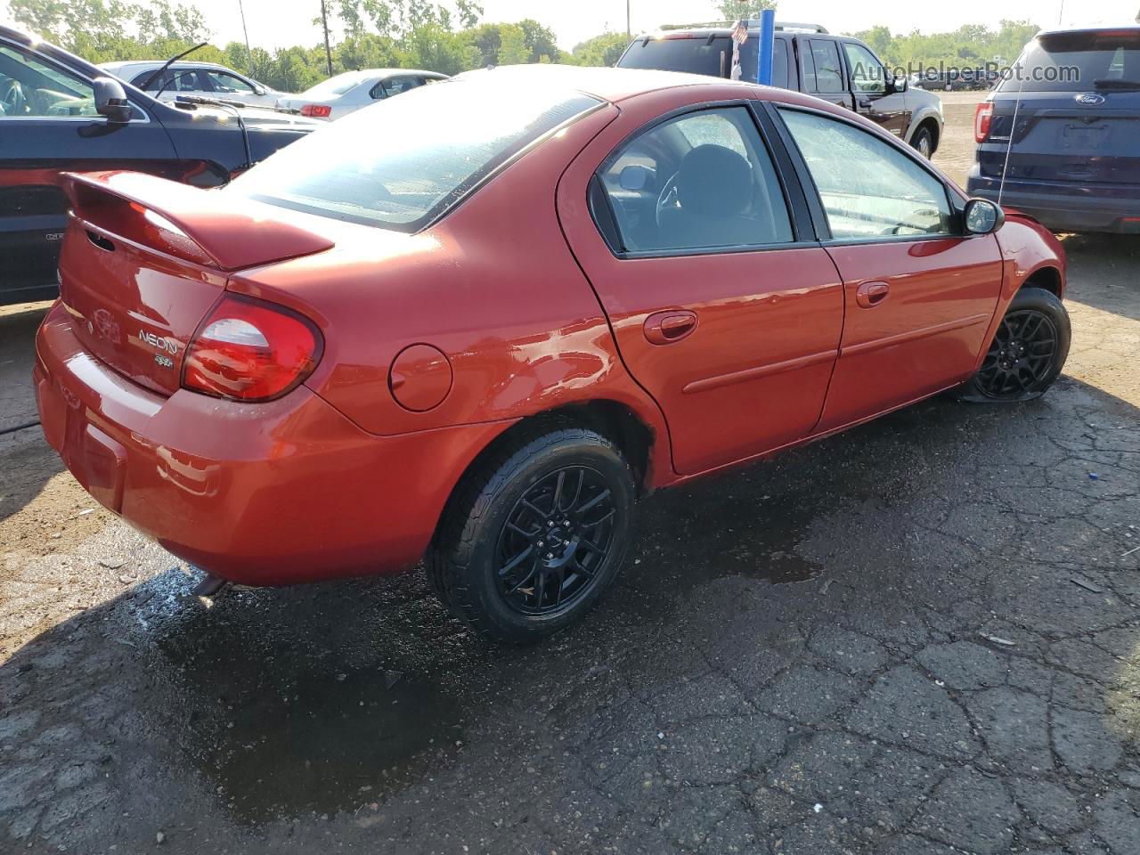 2004 Dodge Neon Sxt Red vin: 1B3ES56C84D538279