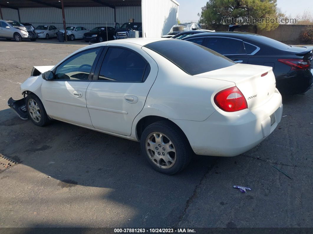 2004 Dodge Neon Sxt White vin: 1B3ES56C84D577180