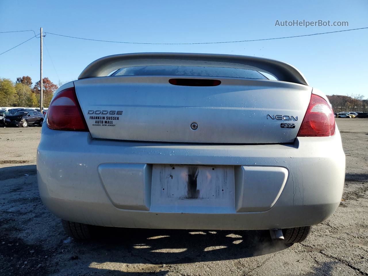 2004 Dodge Neon Sxt Silver vin: 1B3ES56C94D545855