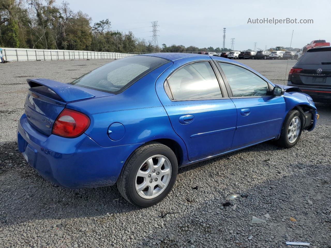 2004 Dodge Neon Sxt Blue vin: 1B3ES56C94D556001