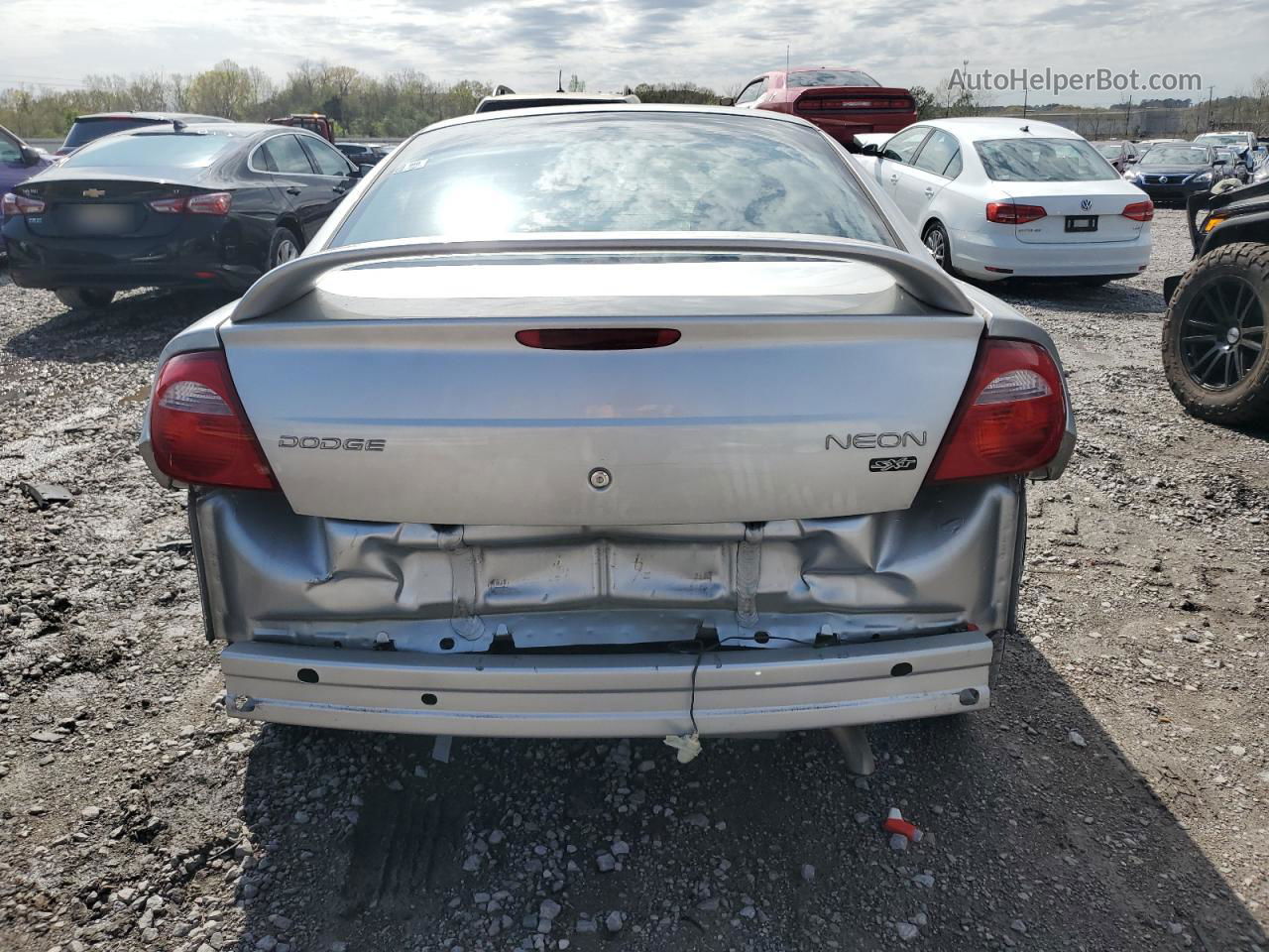 2004 Dodge Neon Sxt Silver vin: 1B3ES56C94D560985