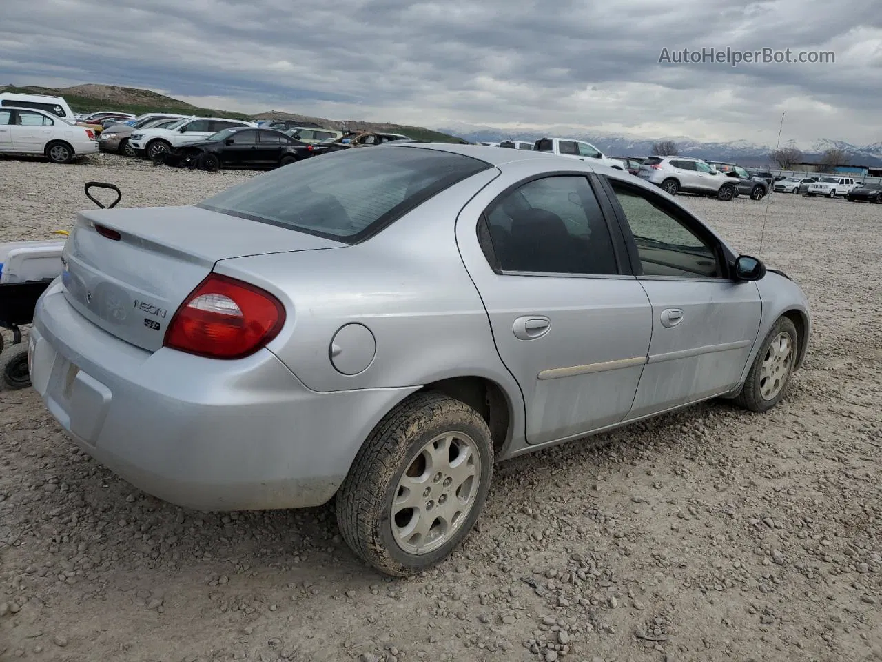 2004 Dodge Neon Sxt Silver vin: 1B3ES56C94D600854