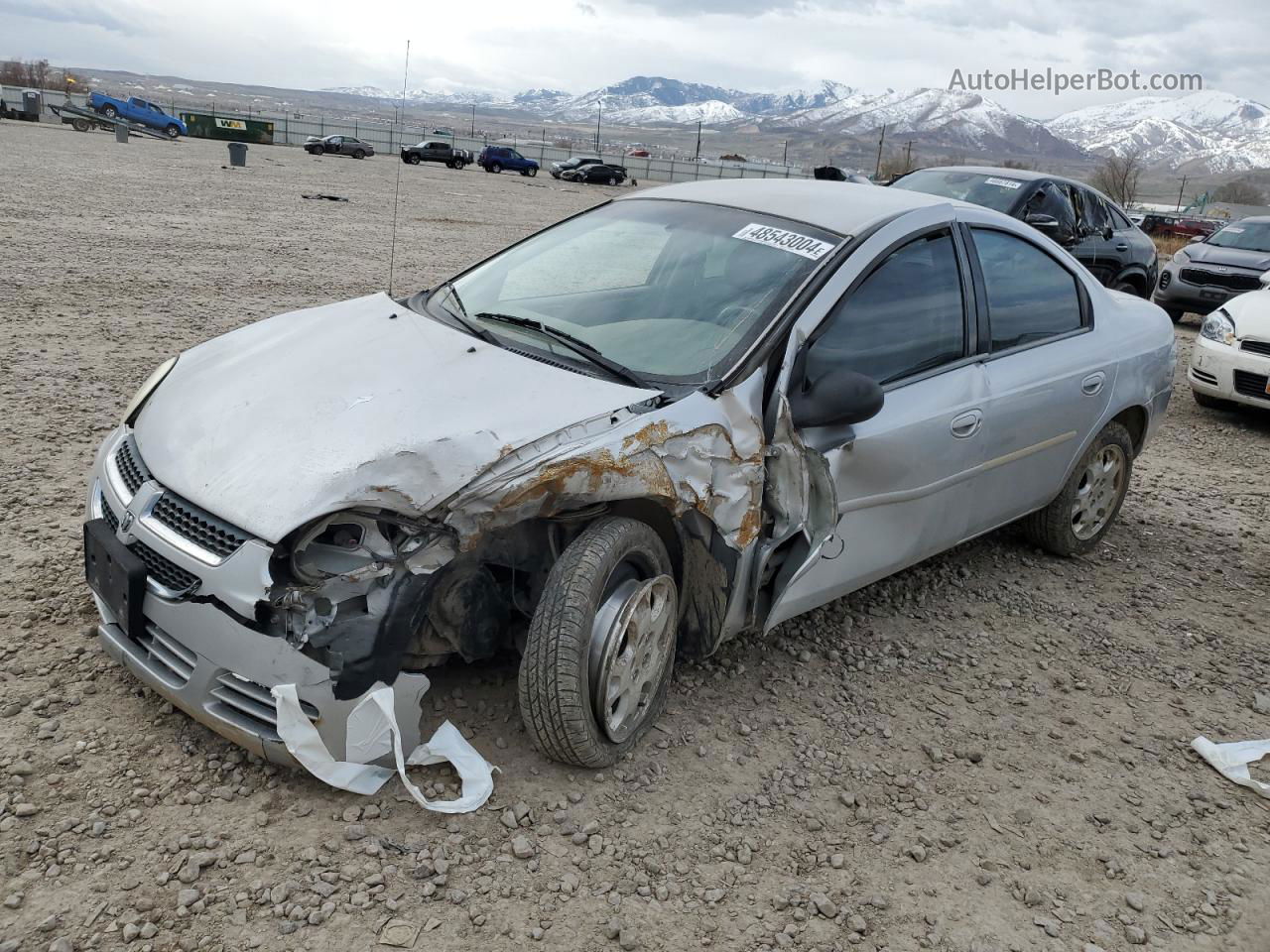 2004 Dodge Neon Sxt Silver vin: 1B3ES56C94D600854