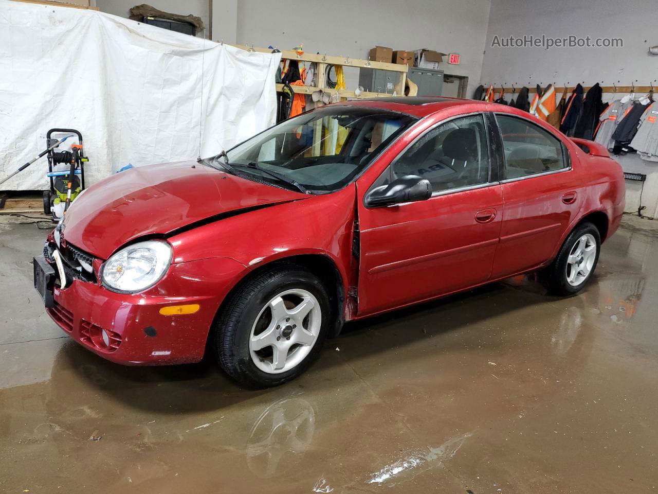 2004 Dodge Neon Sxt Red vin: 1B3ES56C94D622109