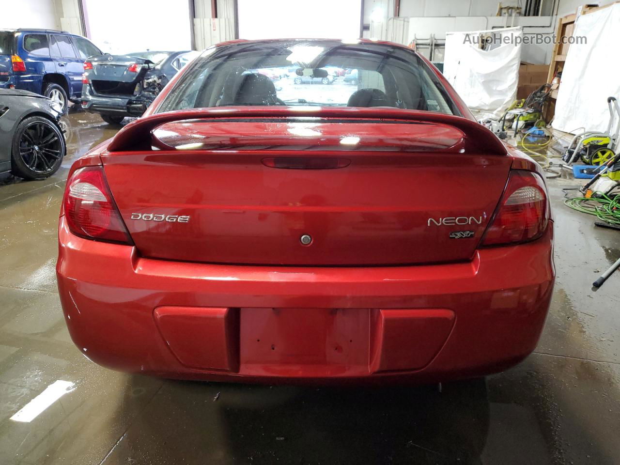 2004 Dodge Neon Sxt Red vin: 1B3ES56C94D622109