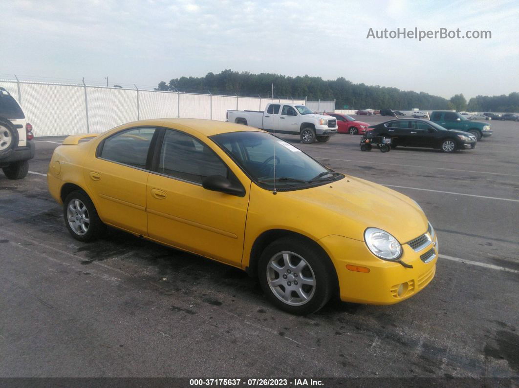 2004 Dodge Neon Sxt Yellow vin: 1B3ES56CX4D594238