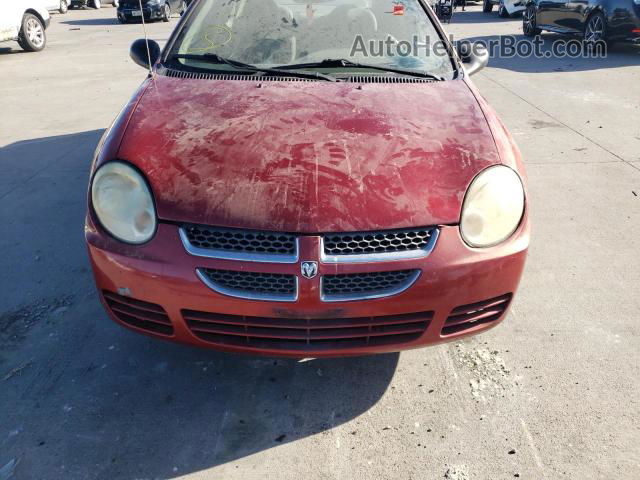 2004 Dodge Neon Sxt Красный vin: 1B3ES56CX4D625679